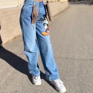 MICKEY & CO. VINTAGE WOMEN HIGH-WAISTED JE…